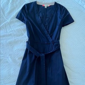 Ted Baker belted wrap dress. Size 1